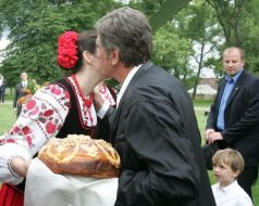 Виктор Ющенко в Батурине