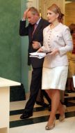Yuliya Timoshenko and Jaap de Hoop Scheffer