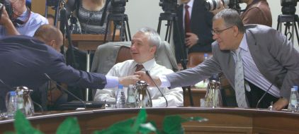 Vasiliy Vovkun, Aleksey Kucherenko and Yury Prodan