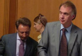 Yuliya Timoshenko, Nikolay Onishchuk and Vladimir Ogryzko