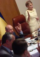 Yuliya Timoshenko and Aleksandr Turchinov