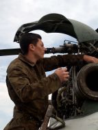 Flying studies of KhUAF students