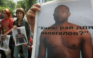 Action ”Indeed Kiev - it’s paradise for illegal immigrants?”