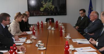 Григорий Немыря, Гюнтер Ферхойген и Юлия Тимошенко