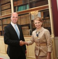 Фредерик Рейнфельдт и Юлия Тимошенко