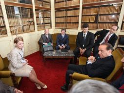 Григорий Немыря, Сильвио Берлускони и Юлия Тимошенко