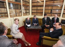 Григорий Немыря, Сильвио Берлускони и Юлия Тимошенко