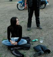 Участница мотофестиваля ”Гоблин-шоу”