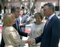 Встреча Виктора Ющенко и Анибала Каваку Сильвы