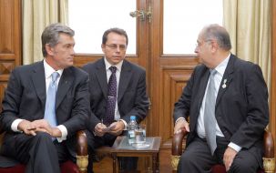 Віктор Ющенко та Жайме Гама