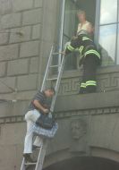 Пожар в здании Главного управления градостроения, архитектуры и дизайна городской среды Киевской городской государственной администрации