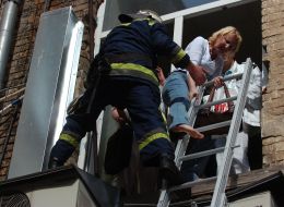 Пожар в здании Главного управления градостроения, архитектуры и дизайна городской среды Киевской городской государственной администрации