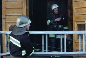 Пожар в здании Главного управления градостроения, архитектуры и дизайна городской среды Киевской городской государственной администрации