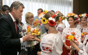 Viktor and Yekaterina Yushchenko