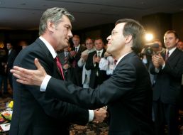 Viktor Yushchenko and Luis Miguel de Matos-Ribeira