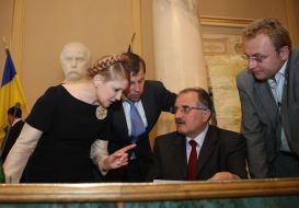 Nikolay Kmit, Miroslav Senyk, Andrey Sadovy and Yuliya Timoshenko