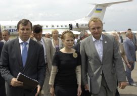 Николай Кмить, Андрей Садовый  и Юлия Тимошенко