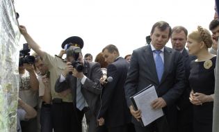 Николай Кмить, Владимир Шандра и Юлия Тимошенко