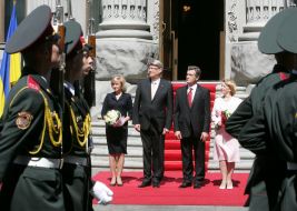 Meeting of Viktor Yushchenko and Valdis Zatlers
