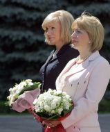 Katerina Yushchenko and Lilita Zatlere