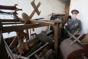 Exhibits of museum at landfill