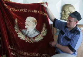 Exhibits of museum at landfill