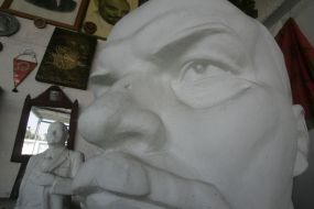 Exhibits of museum at landfill