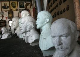 Exhibits of museum at landfill