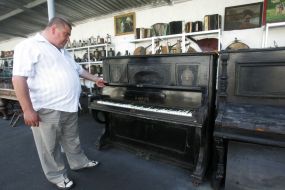 Exhibits of museum at landfill