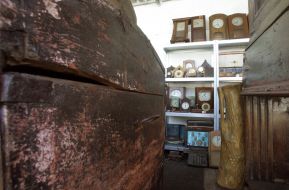 Exhibits of museum at landfill