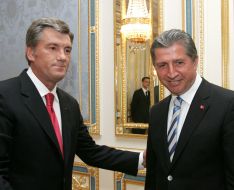 Viktor Yushchenko and Keksal Toptan