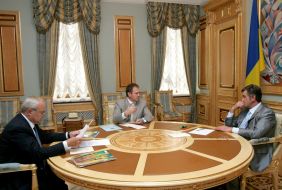 Viktor Yushchenko’s meeting with Vladimir Shandrа and Oleg Osadchiy