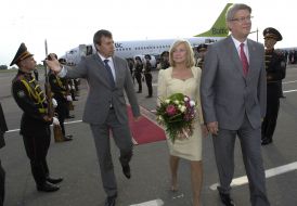 President of Latvia Valdis Zatlers visited Lviv