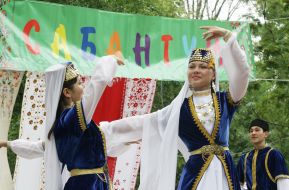 Празднование Сабантуя в Запорожье