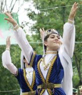 Празднование Сабантуя в Запорожье