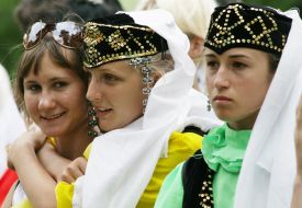 Празднование Сабантуя в Запорожье