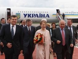 Yuliya Timoshenko, Konstantin Grishchenko and Grigory Nemyrya