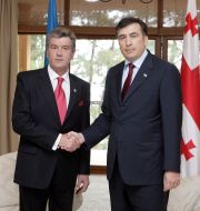 Виктор Ющенко и Михаил Саакашвили