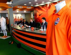 The new form for FC “Shakhtar” (Donetsk) presentation