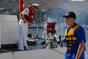Ship of coastguard of Turkey