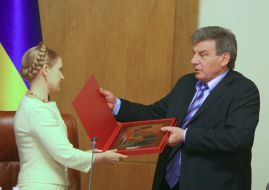 Yuliya Timoshenko and Viktor Poltavets