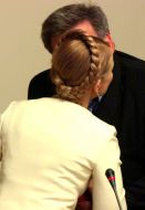 Yuliya Timoshenko and Viktor Poltavets