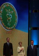 Arseny Yatsenyuk, Yuliya Timoshenko and Sergey Buryak