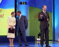 Arseny Yatsenyuk, Yuliya Timoshenko and Sergey Buryak