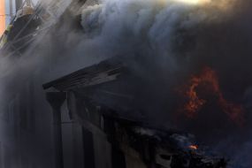 Пожар на швейной фабрике ”Юность”