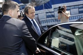 Michel Platini’s visit in Ukraine