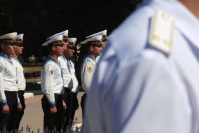 Вручение дипломов и ”лейтенантских” погонов выпускникам СВМИ им. Нахимова