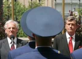 Viktor Yushchenko and Laszlo Solyom