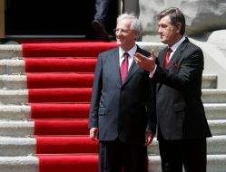 Viktor Yushchenko and Laszlo Solyom