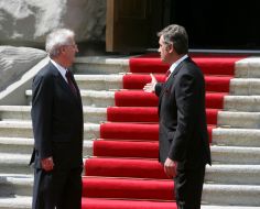 Viktor Yushchenko and Laszlo Solyom